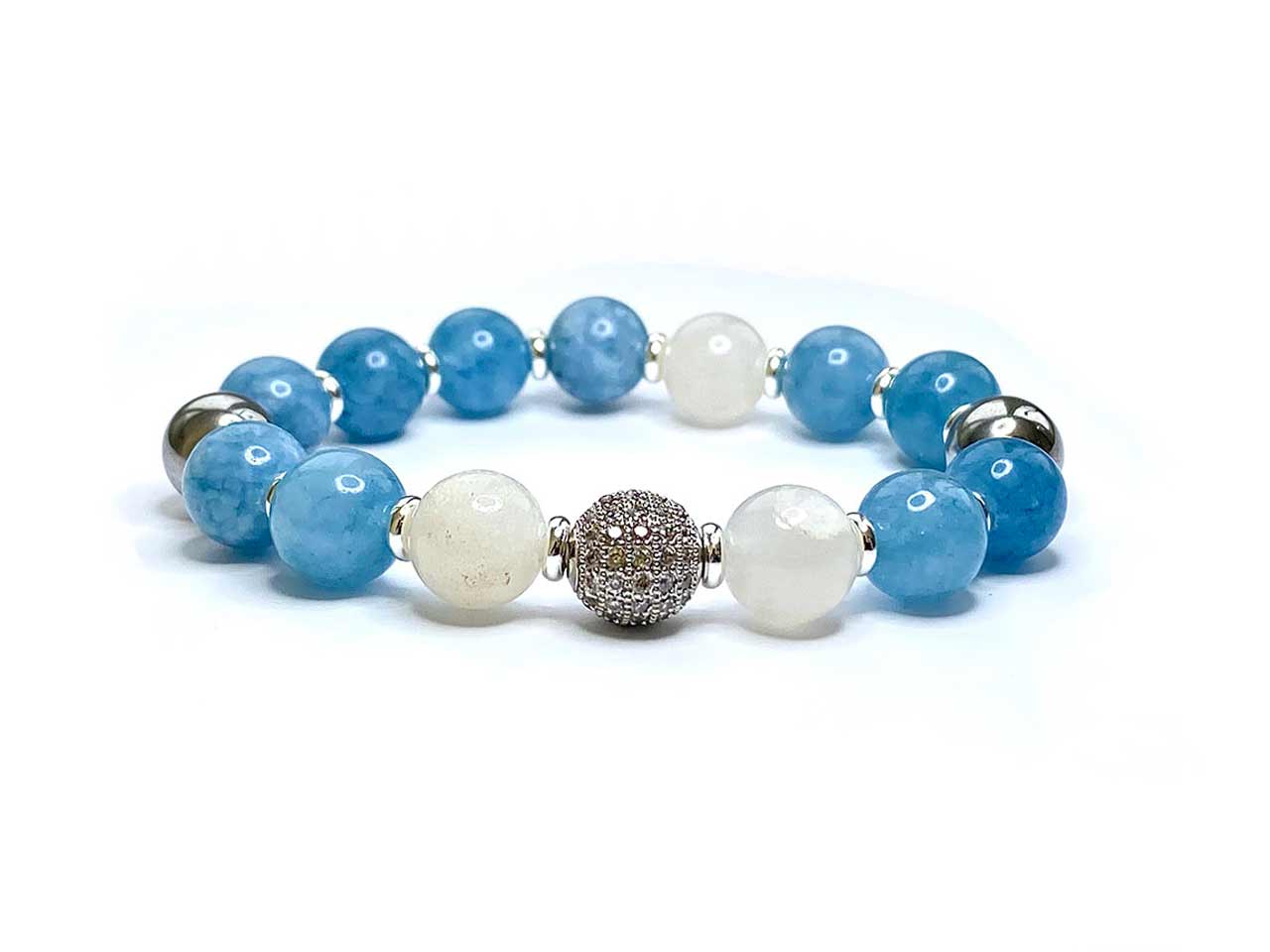 Aquamarin Armband