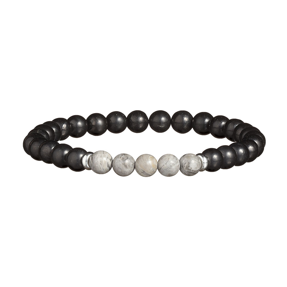 Herrenarmband aus Shungit