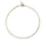 Weißer Perlen-Choker D5026