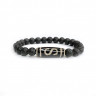 Herrenarmband aus Lava D4974