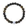 Herrenarmband mit Aquamarin D4505