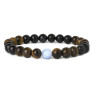 Herrenarmband mit Aquamarin D4505