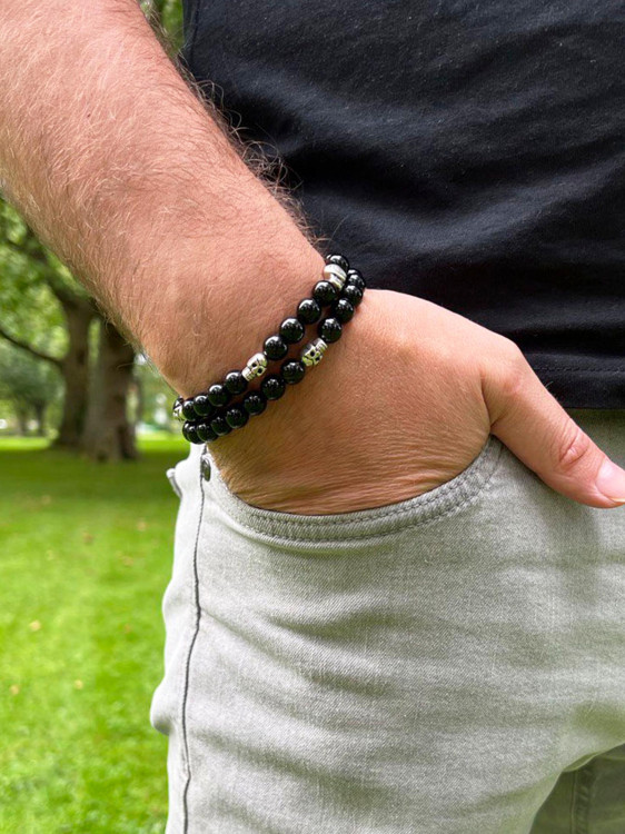 Herrenarmbänder mit Schädeln 4562