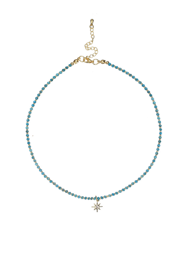 Choker aus natürlichem Apatit D5028