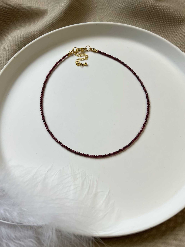 Choker aus natürlichem Granat D5027