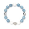 Armband aus Aquamarin D3436
