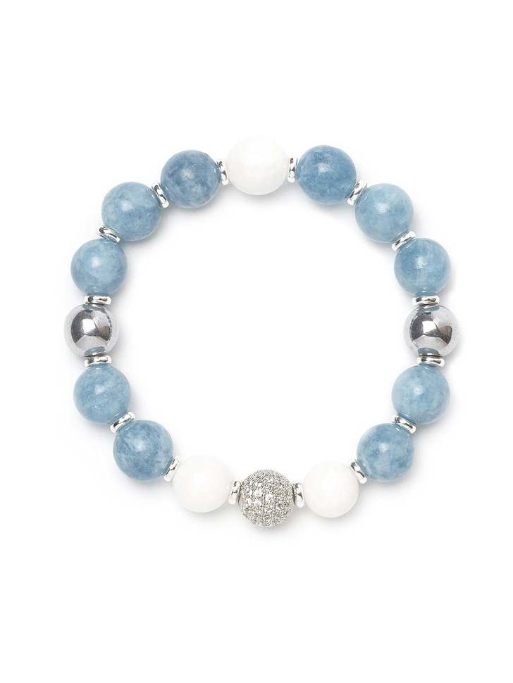 Armband aus Aquamarin D3436