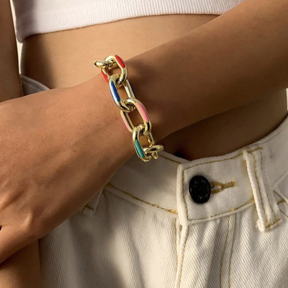 Modeschmuck-Großkettenarmband D4898