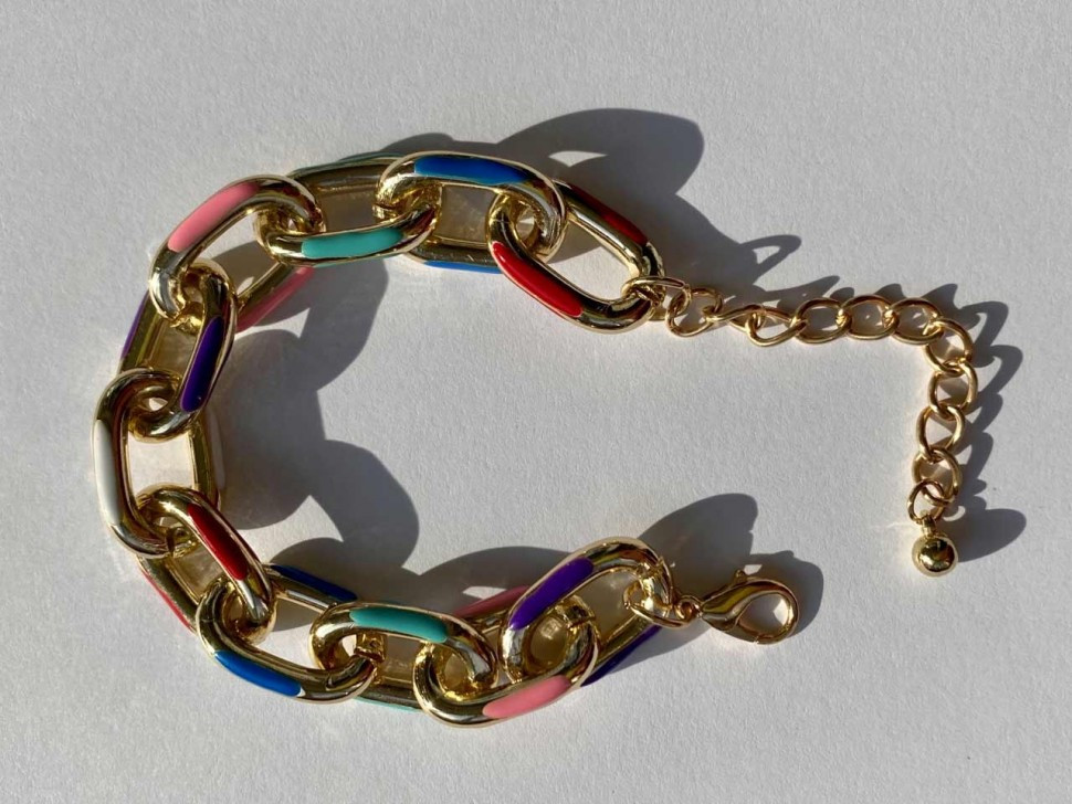 Modeschmuck-Großkettenarmband D4898