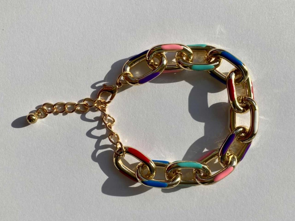Modeschmuck-Großkettenarmband D4898