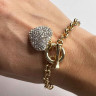 Armband mit Herzanhänger D4928