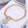 Armband mit Herzanhänger D4928