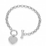 Armband mit Herzanhänger D4929