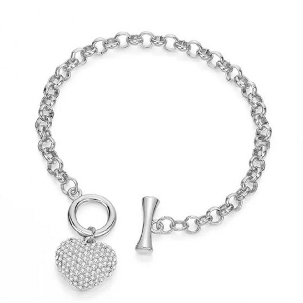 Armband mit Herzanhänger D4929
