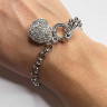 Armband mit Herzanhänger D4929