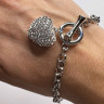 Armband mit Herzanhänger D4929
