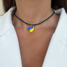Choker aus Spinell mit Herzanhänger D5045