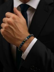 Men's bracelet with a mix of stones 4779