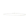 Silberner Zirkonia-Choker mit Perlen D5077