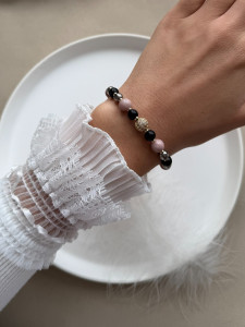 Steinbock Sternzeichen-Armband mit Edelsteinen