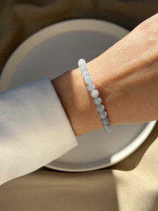 Aquamarine delicate bracelet 4783