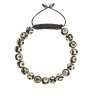 Agat-Armband mit Dzi-Perlen D3205