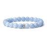 Damenarmband aus Aquamarin D5001