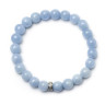 Damenarmband aus Aquamarin D5001