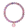 Violettes Steinarmband D4499