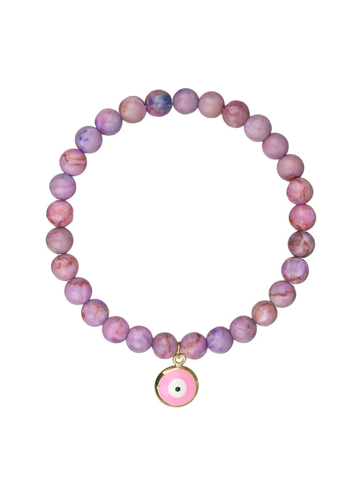 Violettes Steinarmband D4499