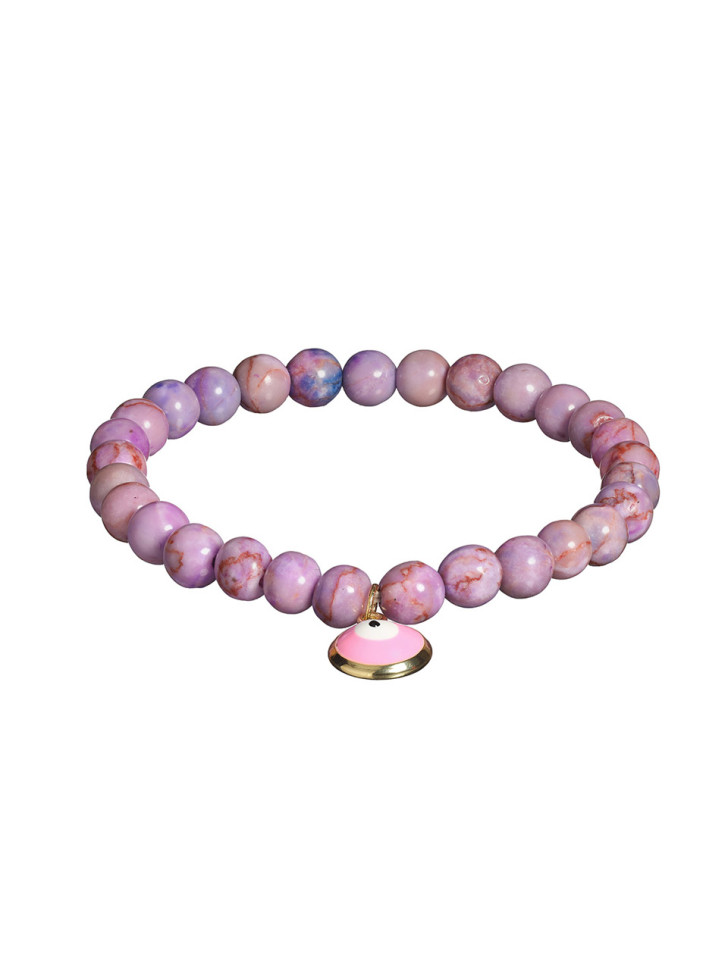 Violettes Steinarmband D4499