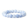 Himmelblauer Aquamarin-Armband D4745