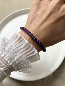 Amethyst bracelet for women 4577