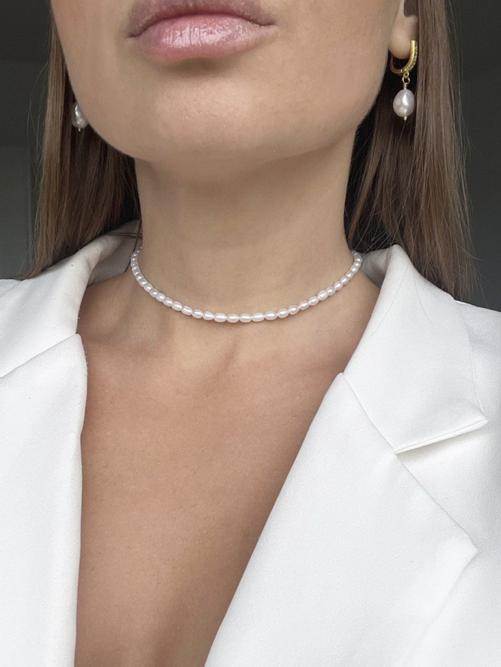 Kurzer Perlenchoker D4721