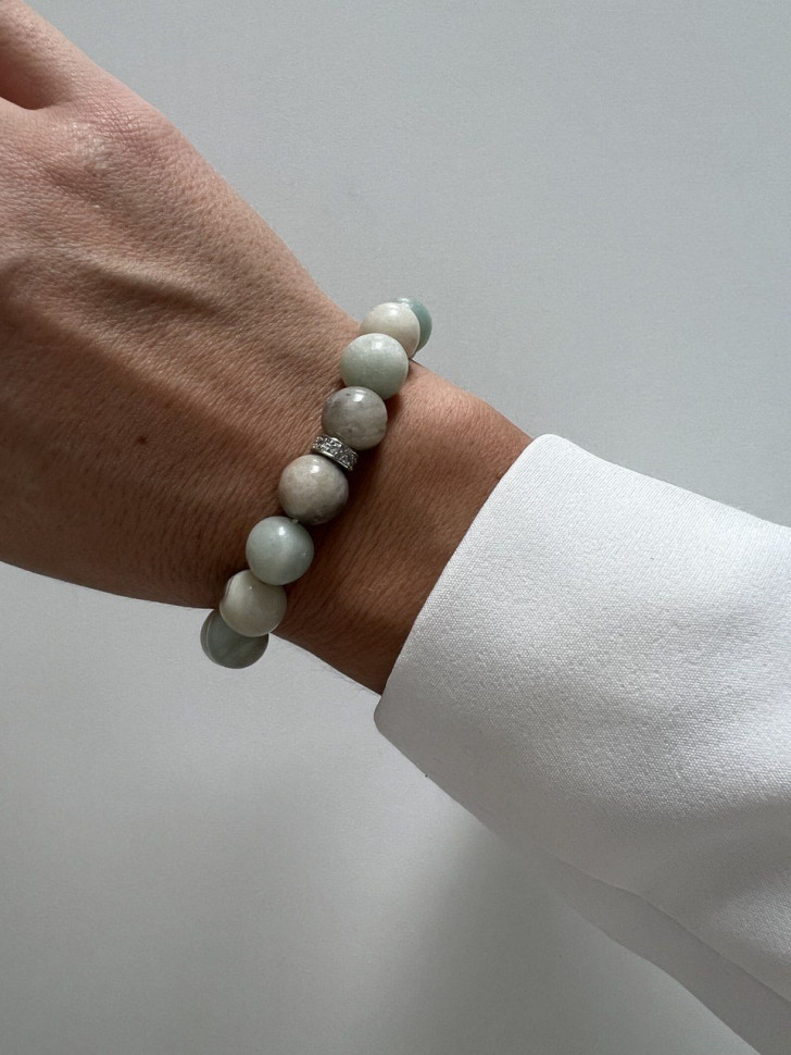 Amazonit-Armband D8775