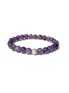 Amethyst bracelet for women 4578