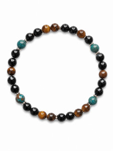 Men's bracelet made from natural stone 5531