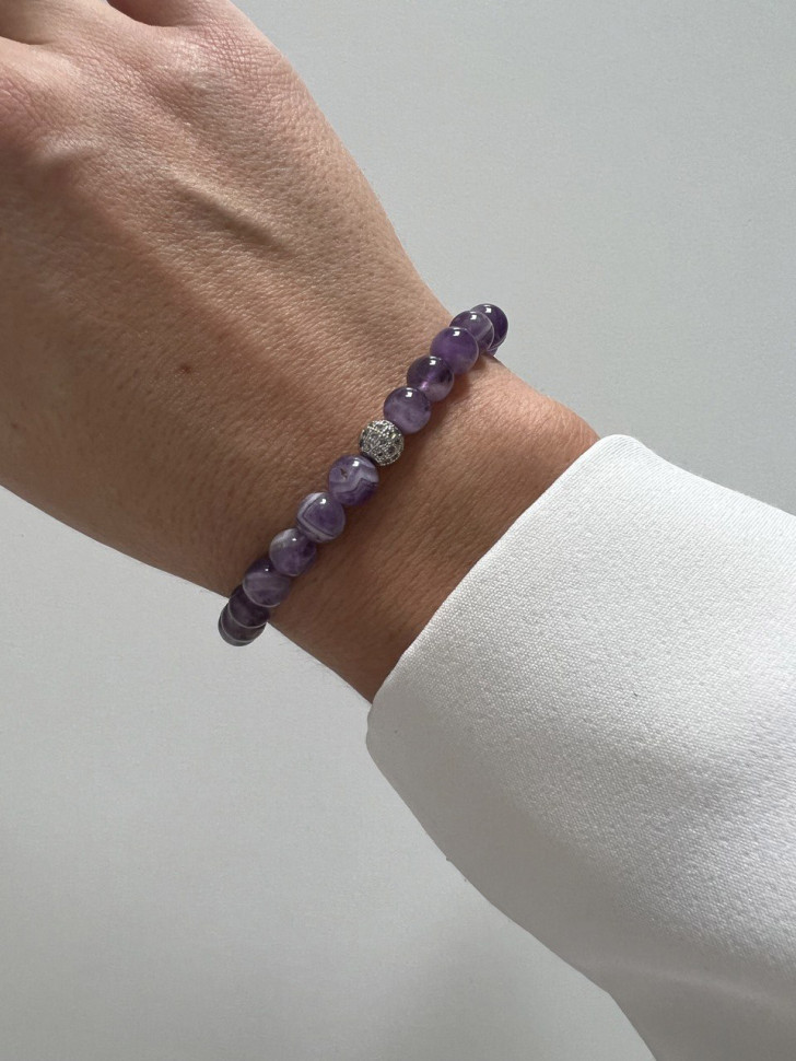 Amethyst-Armband für Frauen D4578