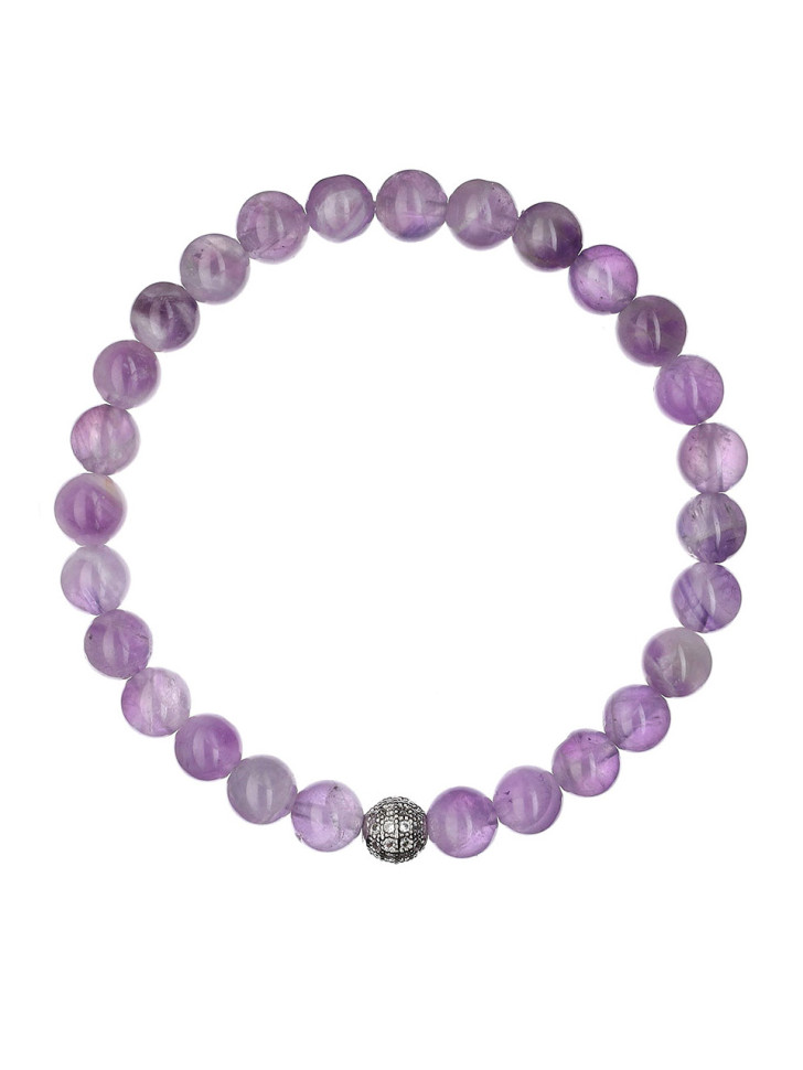 Amethyst-Armband für Frauen D4578