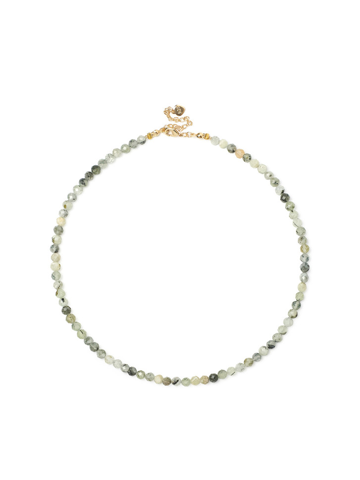 Perlenit-Choker mit natürlichen Steinen D5068