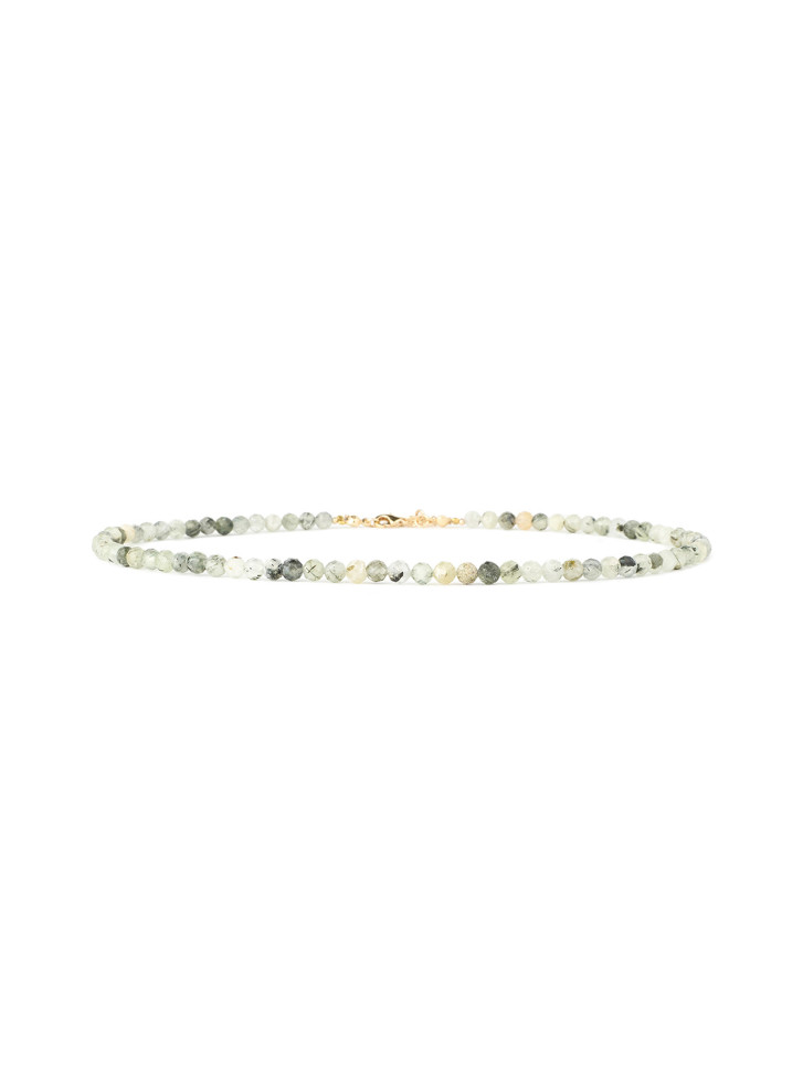 Perlenit-Choker mit natürlichen Steinen D5068