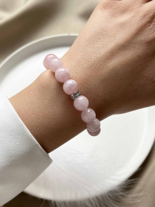 Rose Quartz Bracelet 3333 by Lebijou