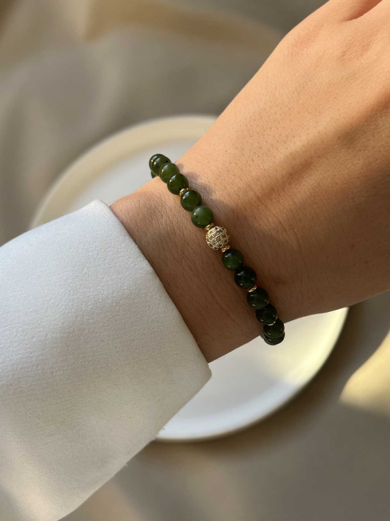 Green bracelet 3474