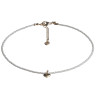 Choker aus natürlichen Steinen mit Schmetterlingsanhänger D4891