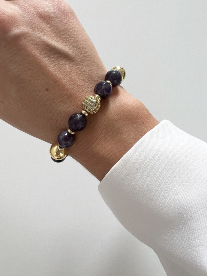 Armband aus Amethyst D3438