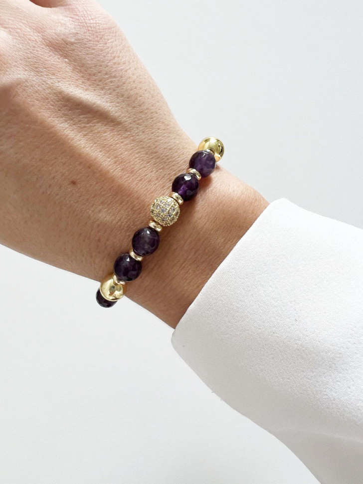 Armband aus Amethyst D3439