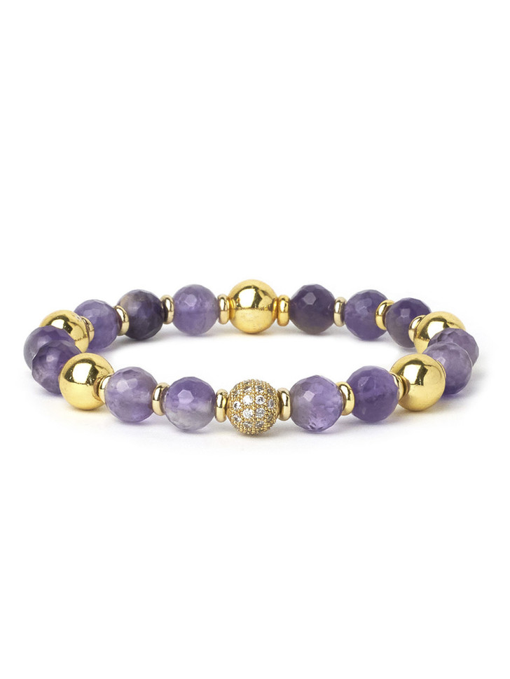 Armband aus Amethyst D3439
