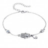 Silber-Hamsa-Armband D4751