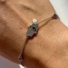 Silber-Hamsa-Armband D4751