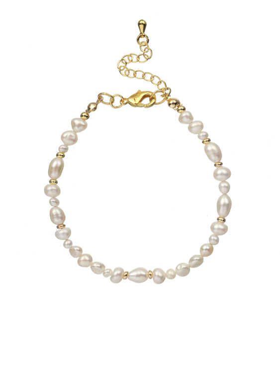 Bracelet with assorted pearls 5290